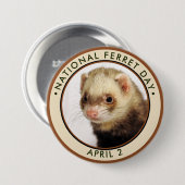 Nationale feestdag ronde button 7,6 cm (Voorkant /achterkant)