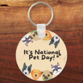 Nationale feestdag sleutelhanger (Achterkant)