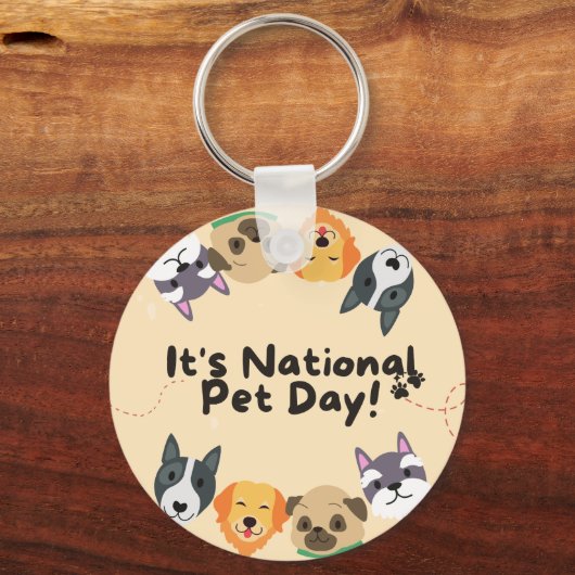 Nationale feestdag sleutelhanger (Voorkant)