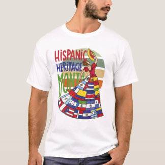Nationale feestdag voor het erfgoed van de ispanie t-shirt
