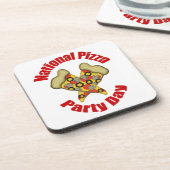 Nationale feestdag voor Pizza Bier Onderzetter (Linkerzijde)