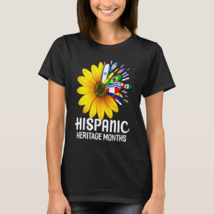 Nationale feestmaand voor heispanisch erfgoed t-shirt