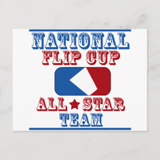 nationale flip cup briefkaart