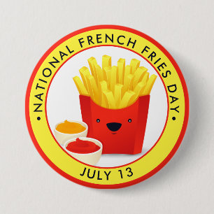 Nationale Franse feestdag Ronde Button 7,6 Cm