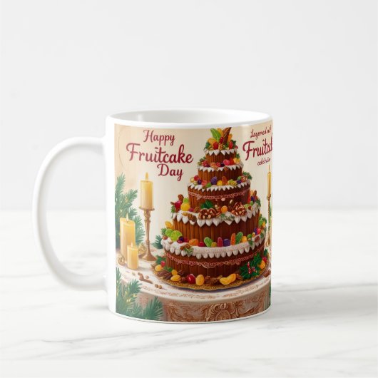 Nationale Fruitcake Dag Koffiemok (Links)
