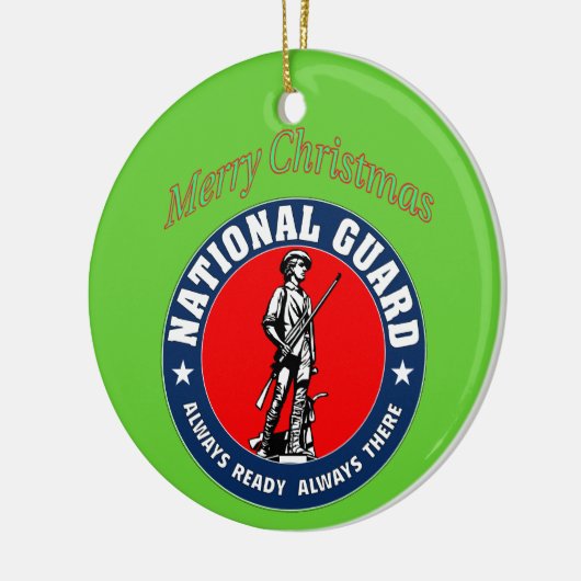 Nationale Garde Keramisch Ornament (Links)