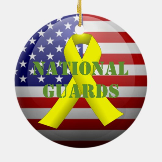 Nationale Garde Keramisch Ornament (Achterkant)