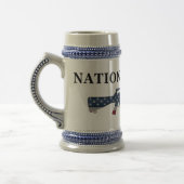 Nationale Garde M16 Stein Bierpul (Links)