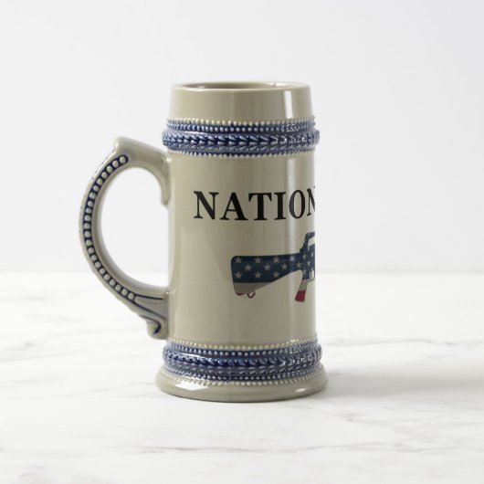 Nationale Garde M16 Stein Bierpul (Links)