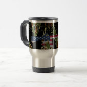 Nationale garde M16: Travel Mug Tiger Stripe Reisbeker (Voorkant links)