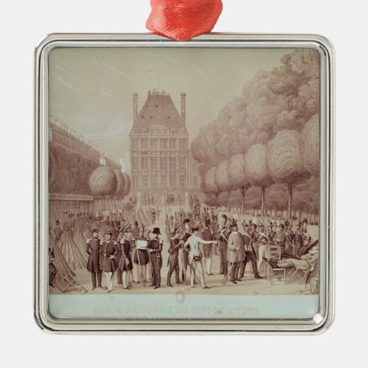 Nationale Garde Metalen Ornament (Voorkant)