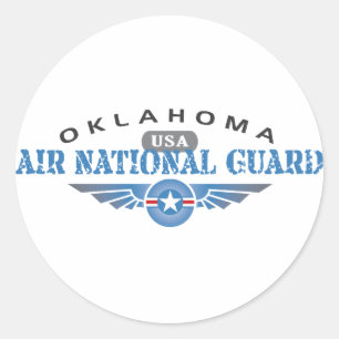 Nationale Garde Oklahoma Air Ronde Sticker