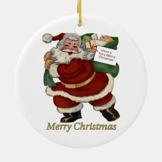 Nationale garde Soldaat-kerstversiering Keramisch Ornament (Achterkant)