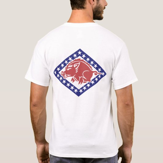 Nationale Garde van Arkansas - Shirt (Achterkant)