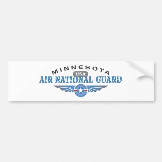 Nationale Garde van Minnesota Air Bumpersticker (Voorkant)