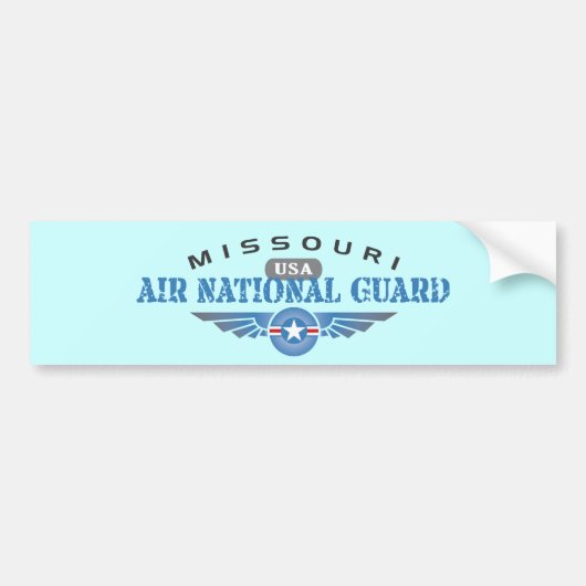 Nationale garde van Missouri Air Bumpersticker (Voorkant)