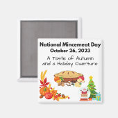 Nationale Gehaktdag - 26 oktober 2023 Magneet (Voorkant / Achterkant)