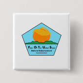 nationale gêne vierkante button 5,1 cm (Voorkant)