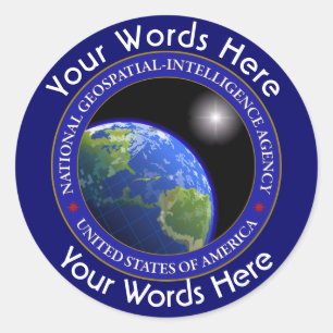 Nationale Geospatial Intelligence Custom Sticker