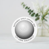 Nationale Golfdag Sport Kaart (Staand voorkant)