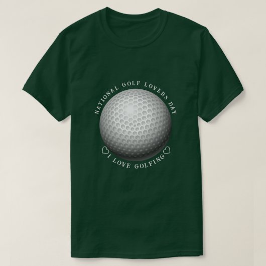 Nationale Golfdag Sport T-shirt (Design voorkant)