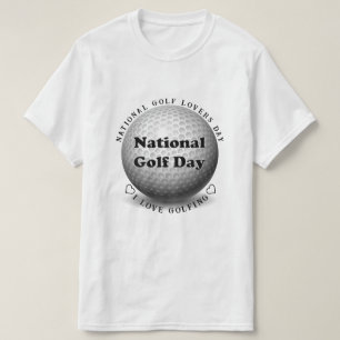 Nationale Golfdag Sporten T-shirt