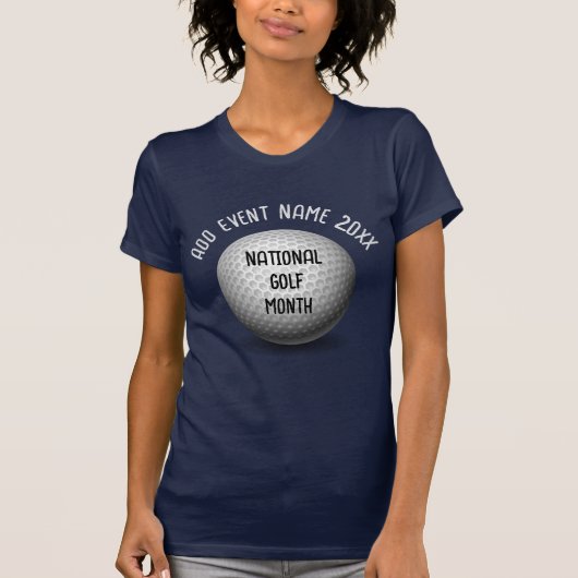 Nationale Golfmaand T-shirt (Voorkant)
