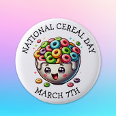 Nationale graandag 7 maart ronde button 5,7 cm