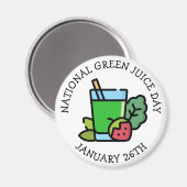 Nationale Groene Sap Dag - 26 januari Magneet (Voorkant / Achterkant)