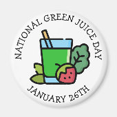 Nationale Groene Sap Dag - 26 januari Magneet (Voorkant)