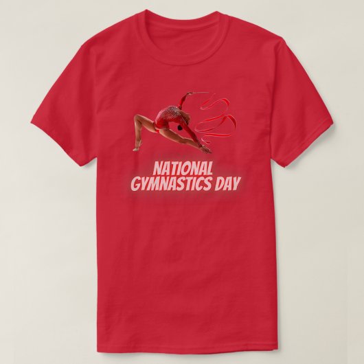 Nationale Gymnastiekdag T-shirt (Design voorkant)