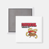 Nationale hamburgerdag magneet (Voorkant / Achterkant)