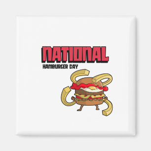 Nationale hamburgerdag magneet