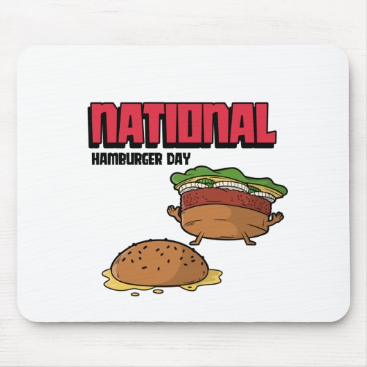 Nationale hamburgerdag muismat (Voorkant)