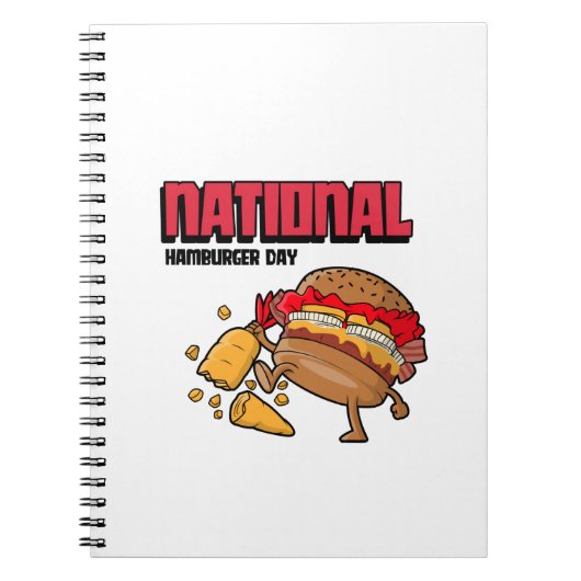 Nationale hamburgerdag notitieboek (Voorkant)