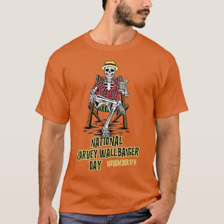 Nationale Harvey Wallbanger Day Drink strand Ske T-shirt