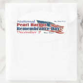 Nationale havendag ovale sticker (Tas)