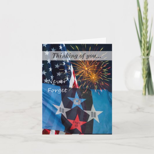 Nationale herinnering vergeet nooit aan jou te den kaart (Voorkant)