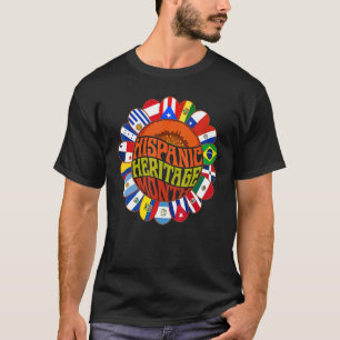 Nationale  heuvel van het heispanische erfgoed t-shirt