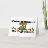 Nationale Hispanic Heritage Maand - Cactus Kaart (Voorkant)