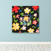 NATIONALE HISPANIC HERITAGE MAAND CANVAS AFDRUK (Insitu (Houten vloer))