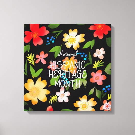 NATIONALE HISPANIC HERITAGE MAAND CANVAS AFDRUK (Voorkant)