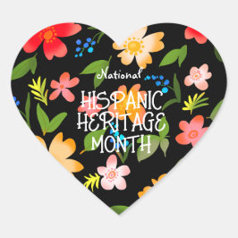 NATIONALE HISPANIC HERITAGE MAAND HART STICKER