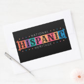 Nationale Hispanic Heritage Maand - Latino Graphic Rechthoekige Sticker (Envelop)