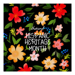 NATIONALE HISPANIC HERITAGE MAAND PERFECT POSTER