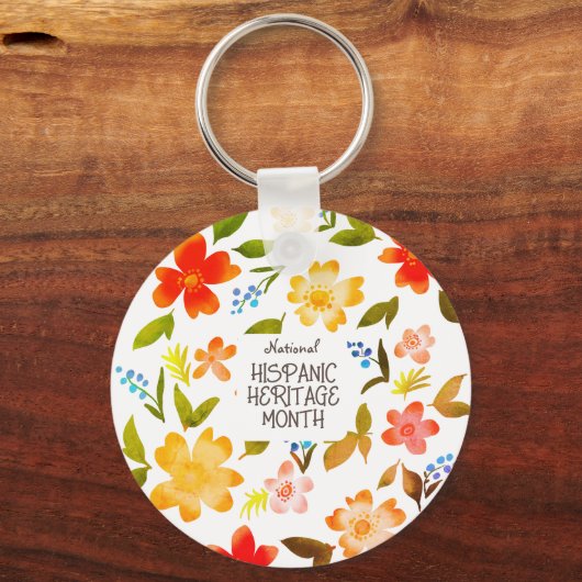 NATIONALE HISPANIC HERITAGE MAAND SLEUTELHANGER (Voorkant)
