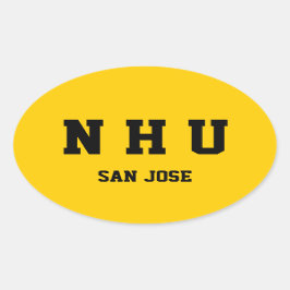 Nationale Hispanic University euro Sticker
