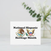 Nationale Hispanics Erfgoed Maand - Adelaars Briefkaart (Staand voorkant)