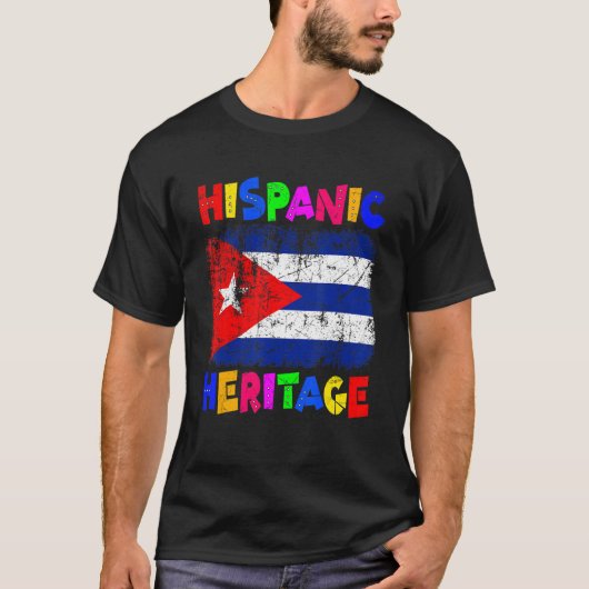 Nationale historische historische monding Latino C T-shirt (Voorkant)