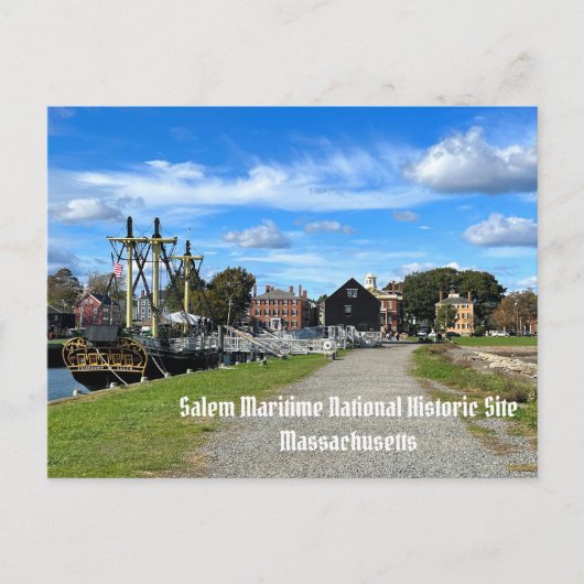 Nationale historische locatie Salem Maritime Briefkaart (Voorkant)